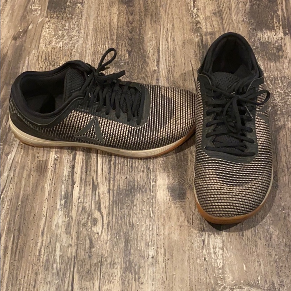 Gold and Black Reebok Nano 8 Men’s 11